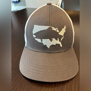 REP YOUR WATER trout across USA hat